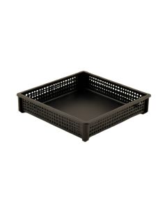 Sage Field Empty Under-Desk Cable Tray - Black (synthetic illustration; no displayed measurements)