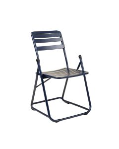 Flint Crossing Folding Outdoor Chair - Navy