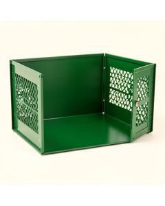 River Falls Empty Furniture-Style Pet Crate - Green (synthetic illustration; no displayed measurements)