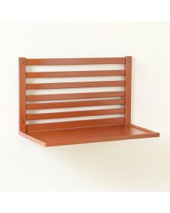Linden Dale Wall-Mounted Entryway Organizer Shelf - Terracotta (synthetic illustration; no displayed measurements)