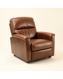 Levinson 30 '' Wide Genuine Leather Club Recliner (synthetic illustration; no displayed measurements)