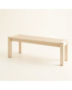 Meadow Crossing Indoor Bench - Ivory (synthetic illustration; no displayed measurements)