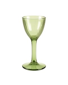 Maple Crest Empty Candle Holder - Green