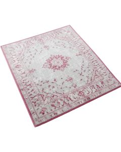Katie Oriental Light Gray/ Fuchsia Area Rug (synthetic illustration; no displayed measurements)