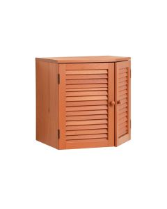 Elm Dell Wall-Mounted Laundry Cabinet - Terracotta (synthetic illustration; no displayed measurements)
