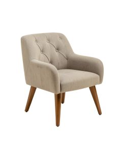 Vachakan Tufted Side Chair In Transparent (synthetic illustration; no displayed measurements)