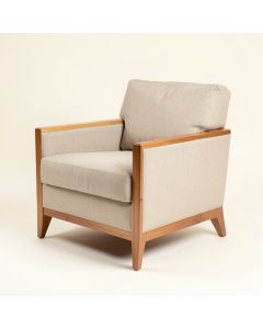 Antjuan 32.7 '' Wide Linen Armchair (synthetic illustration; no displayed measurements)
