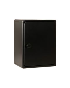 Willow Brook Wall-Mounted Laundry Cabinet - Black (synthetic illustration; no displayed measurements)