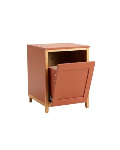 Laurel Canyon Freestanding Pull-Out Hamper Cabinet - Terracotta