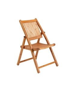 Birch Bend Folding Outdoor Chair - Terracotta