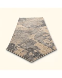 Valladares Abstract Tufted Wool Gray/Beige Area Rug (synthetic illustration; no displayed measurements)
