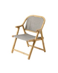 Dune Crossing Folding Outdoor Chair - Gray