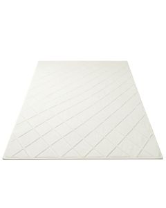 Holly Bridge Rectangular Area Rug - White (synthetic illustration; no displayed measurements)