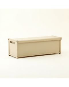 Birch Canyon Narrow Outdoor Storage Bench - Beige (synthetic illustration; no displayed measurements)