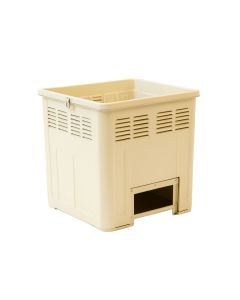 Hazel Canyon Closed Garden Compost Bin - Ivory (synthetic illustration; no displayed measurements)