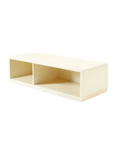 Ash Bend Shoe Storage Bench - Ivory (synthetic illustration; no displayed measurements)