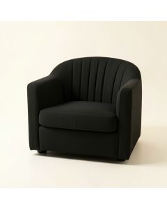 Heath Arc Upholstered Armchair (synthetic illustration; no displayed measurements)