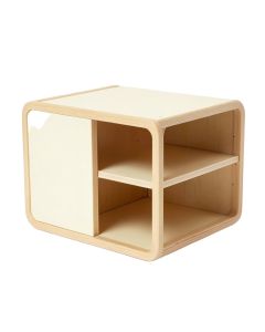 Shore Arc Low Toy Storage Unit - Cream