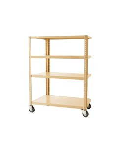 Wren Dale Empty Rolling Workshop Cart - Beige (synthetic illustration; no displayed measurements)