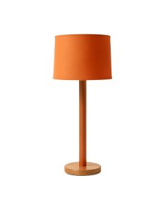 Sage Canyon Floor Lamp With A Plain Fabric Shade - Terracotta (synthetic illustration; no displayed measurements)