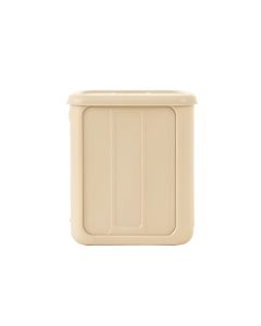 Bay Crossing Narrow Outdoor Storage Bench - Beige
