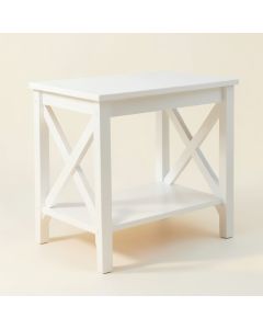 Summit Falls Side Table - White (synthetic illustration; no displayed measurements)