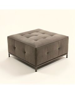 Kennedy 28 '' Wide Tufted Square Standard Ottoman (synthetic illustration; no displayed measurements)