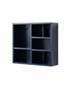 Moss Bend Wall-Mounted Entryway Organizer Shelf - Navy