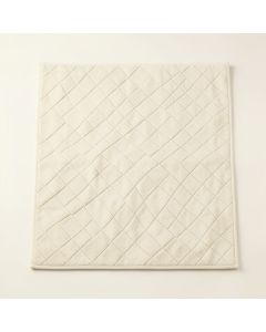 Hazel Edge Bath Mat - Ivory (synthetic illustration; no displayed measurements)