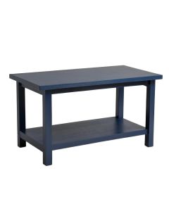 Maple Crest Empty Workshop Workbench - Navy (synthetic illustration; no displayed measurements)