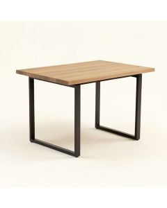Anastagio Wood And Metal Dining Table (synthetic illustration; no displayed measurements)