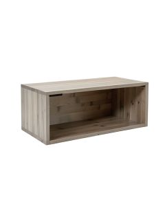 Stone Branch Shoe Storage Bench - Gray