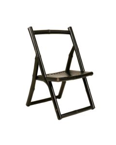 Glen Branch Folding Outdoor Chair - Black (synthetic illustration; no displayed measurements)