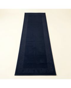 River Arc Narrow Runner Rug - Navy (synthetic illustration; no displayed measurements)