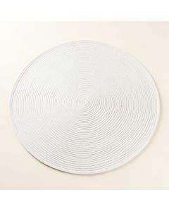 Dawn Brook Round Area Rug - White (synthetic illustration; no displayed measurements)