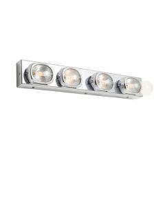 4-Light Chrome Vanity Light