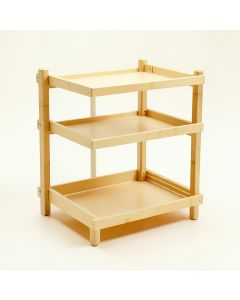 Stone Bluff Empty Countertop Canister Rack - Beige (synthetic illustration; no displayed measurements)