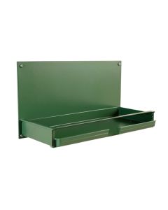Slate Arc Empty Wall-Mounted Tool Organizer Panel - Green (synthetic illustration; no displayed measurements)