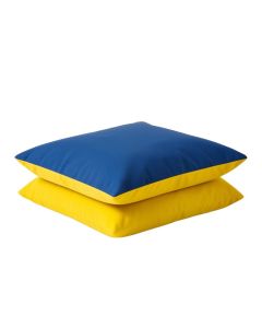 Icard Blue/Yellow Lumbar Pillow (synthetic illustration; no displayed measurements)