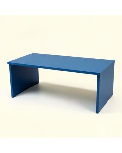 Dune Edge Desktop Monitor Riser - Blue (synthetic illustration; no displayed measurements)