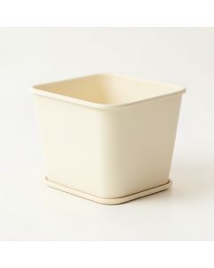 Lake Crest Empty Raised Planter - Cream (synthetic illustration; no displayed measurements)