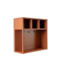 Alder Bridge Wall-Mounted Entryway Organizer Shelf - Terracotta