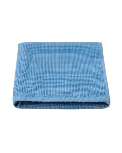 Ridge Edge Bath Towel - Blue (synthetic illustration; no displayed measurements)