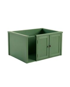 Summit Branch Empty Furniture-Style Litter Enclosure - Green (synthetic illustration; no displayed measurements)