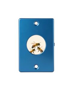 A Bees Nest Up Close With Three Bees Working On It 2-Gang Toggle Light Switch Wall Plate