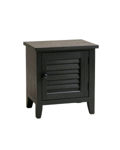 Dawn Bend Nightstand - Black
