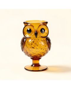Owl 10 Oz . Glass Goblet (synthetic illustration; no displayed measurements)