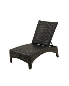 Olive Bridge Outdoor Lounge Chair - Black