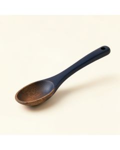 Wren Crest Cooking Spoon - Navy (synthetic illustration; no displayed measurements)