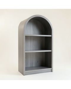 Dune Crest Freestanding Bookcase - Gray (synthetic illustration; no displayed measurements)